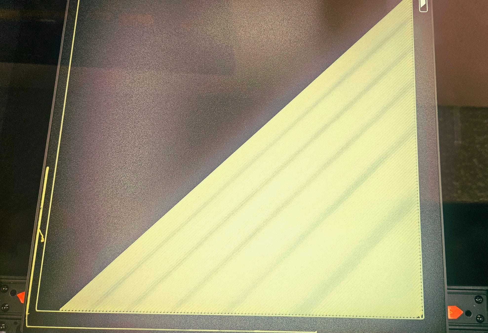 Layer test with wood PLA